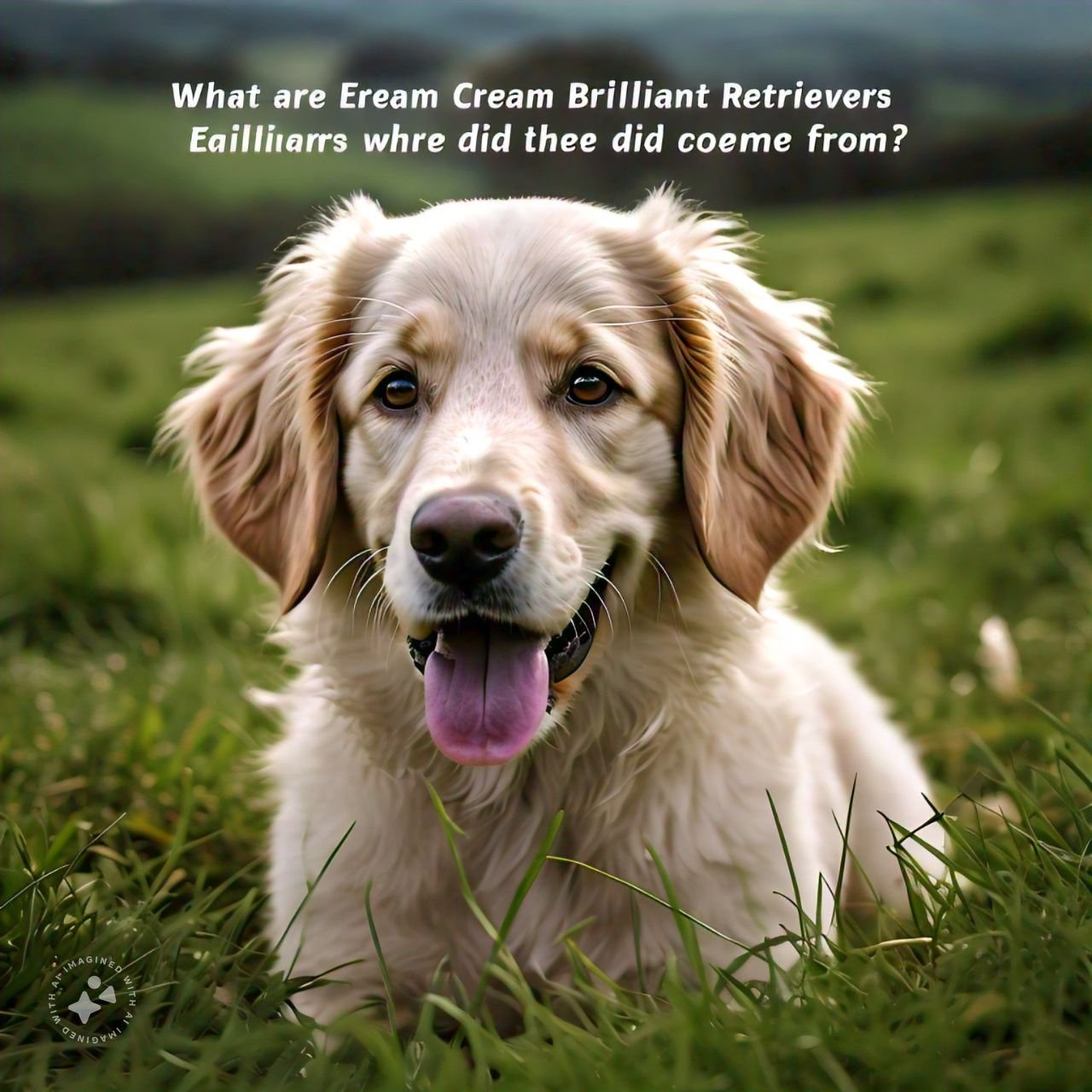 What are English Cream Brilliant Retrievers and where did they come from?